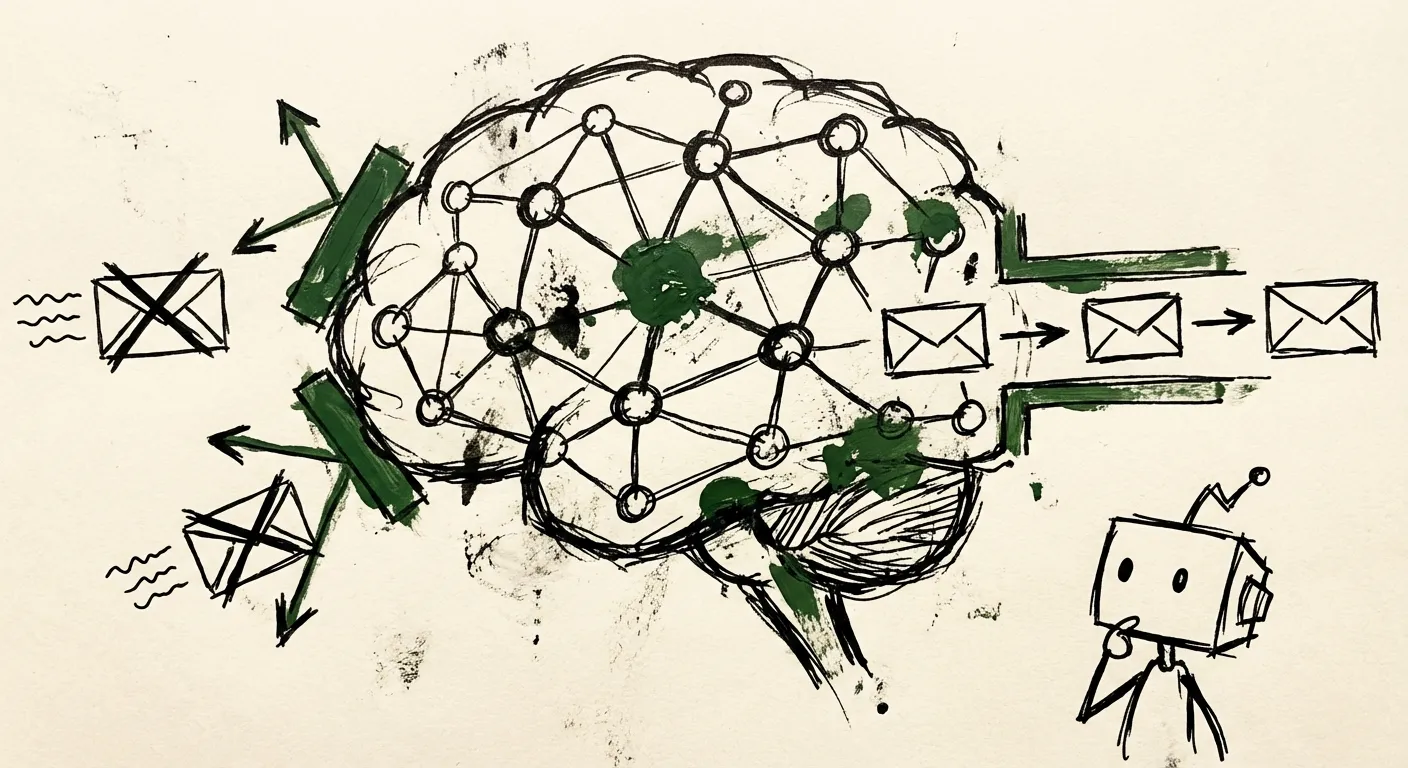 Neural network filtering spam messages with FormShield bot observing